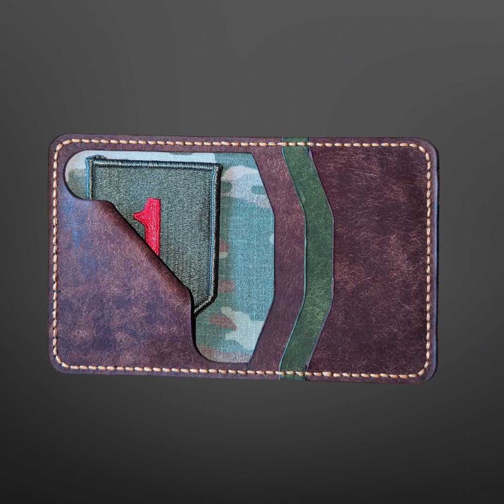 1st Infantry Division  Leather Wallet