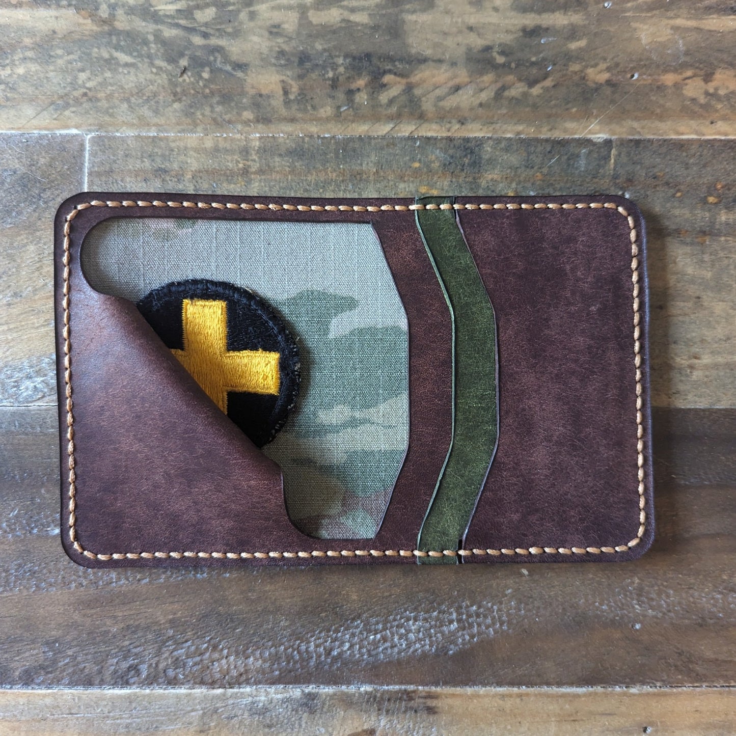 33rd Infantry Division Leather Wallet U.S. Army