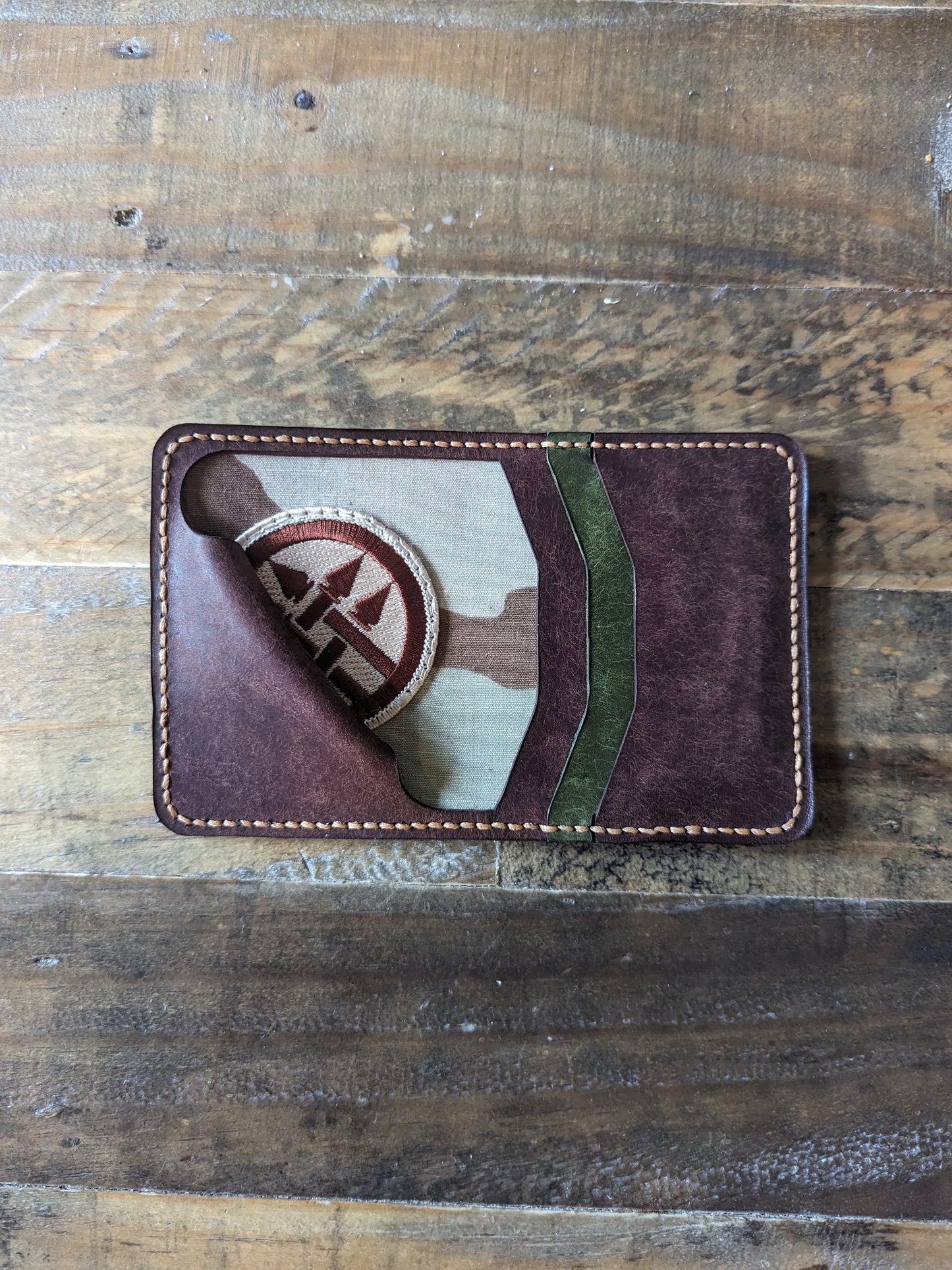 220th Military Police Brigade Leather Wallet U.S. Army