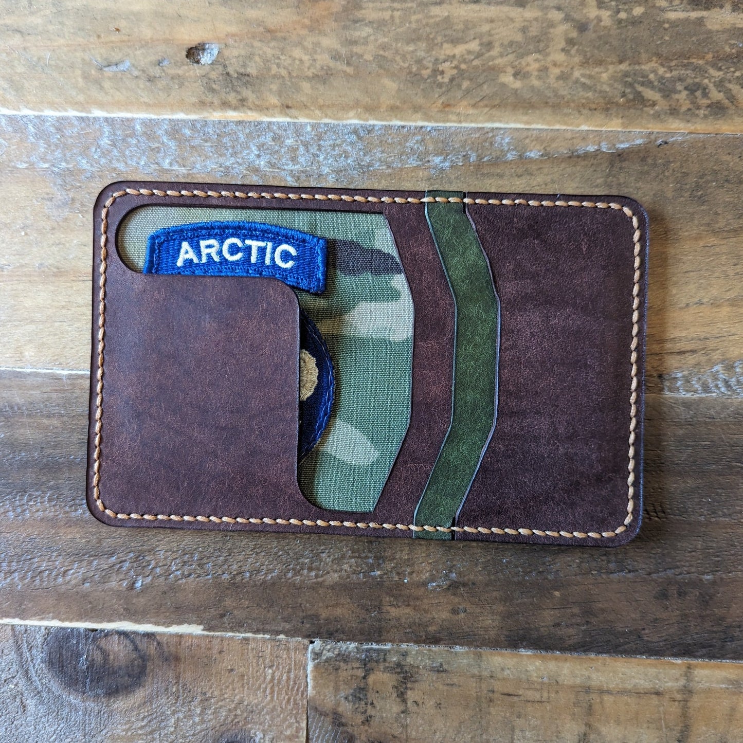 U.S. Army Alaska Leather Wallet (ARCTIC tab)