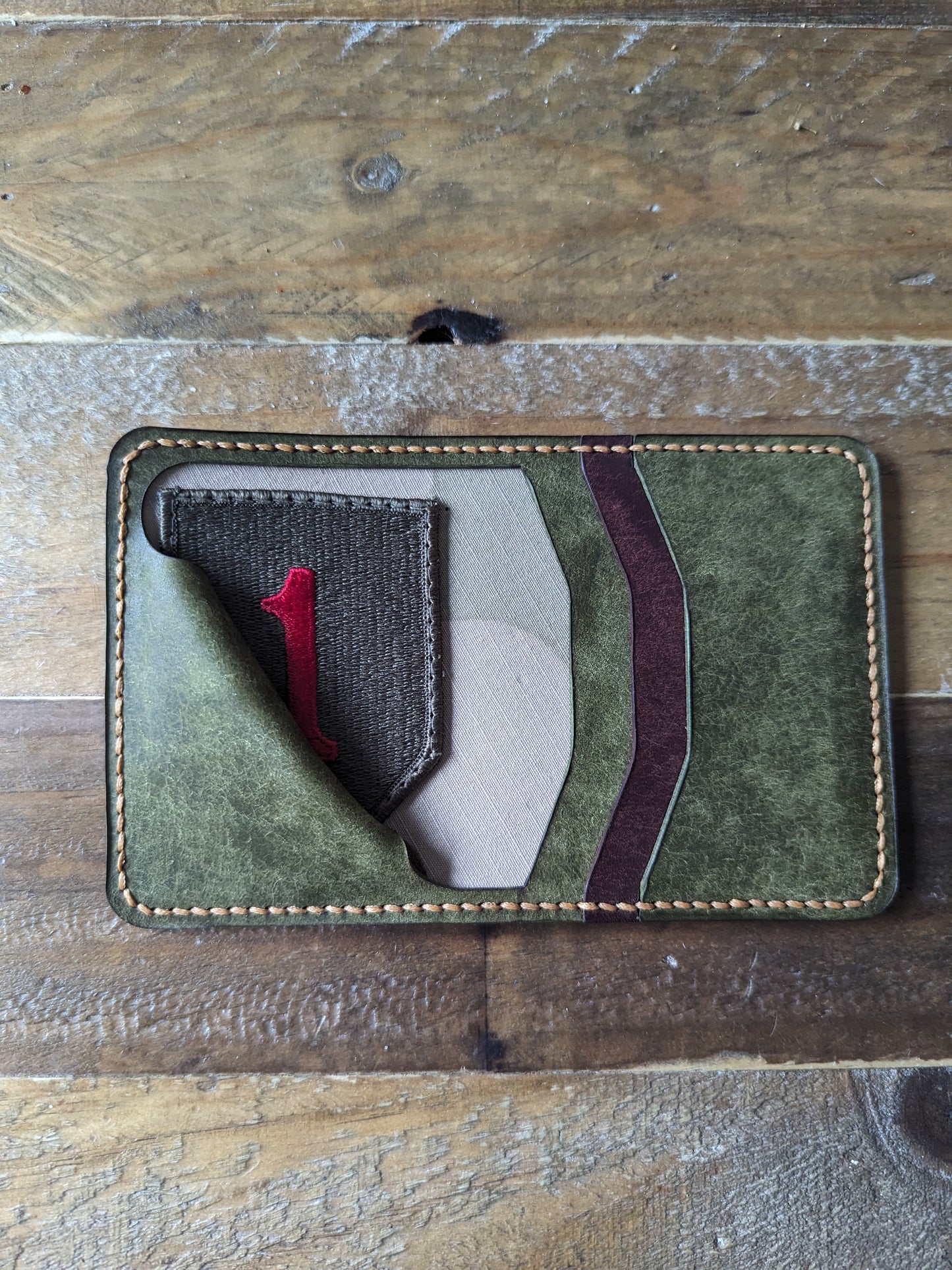 1st Infantry Division  Leather Wallet