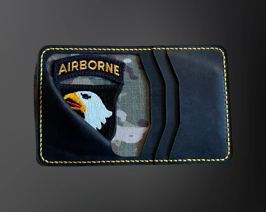 101st Airborne Leather Wallet U.S. Army